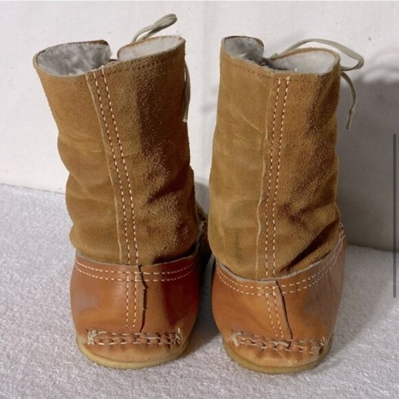 Vintage Handmade Bushcraft Snow Shoes Moccasin Mukluks 8.5 - Picture 5 of 14